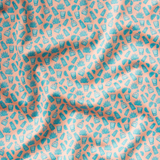 Peach & Teal Limes | Print Zoom
