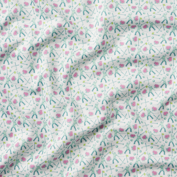 White Golf Print | Details