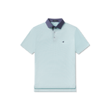 White & Antigua Blue | Front