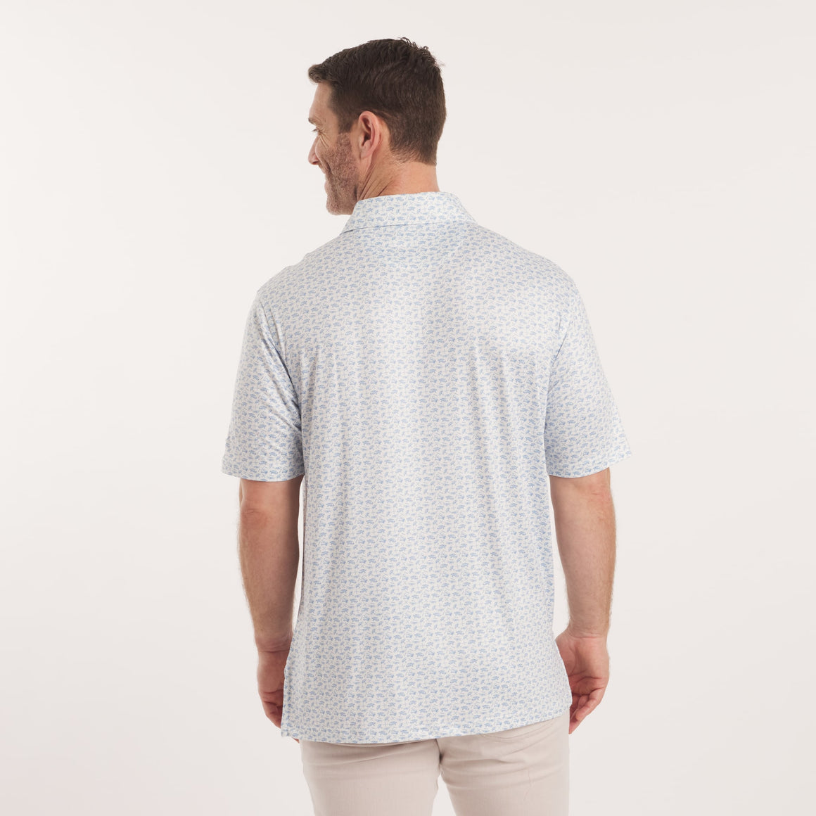 White & French Blue Planes | On Model | Back