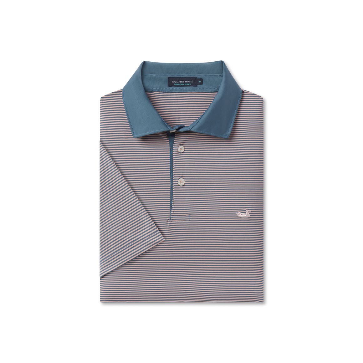 French Blue and Peach