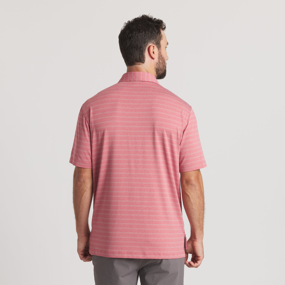 Rhubarb Stripe | On Model | Back