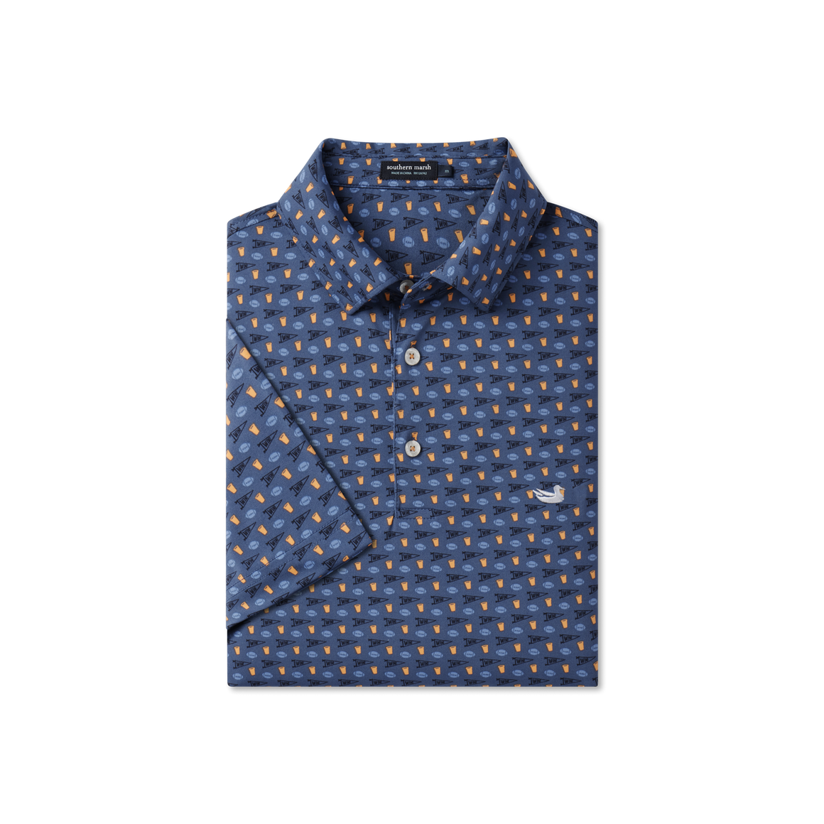 Navy  and Orange