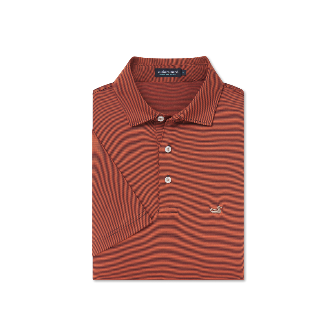 Navy  and Orange Stripe