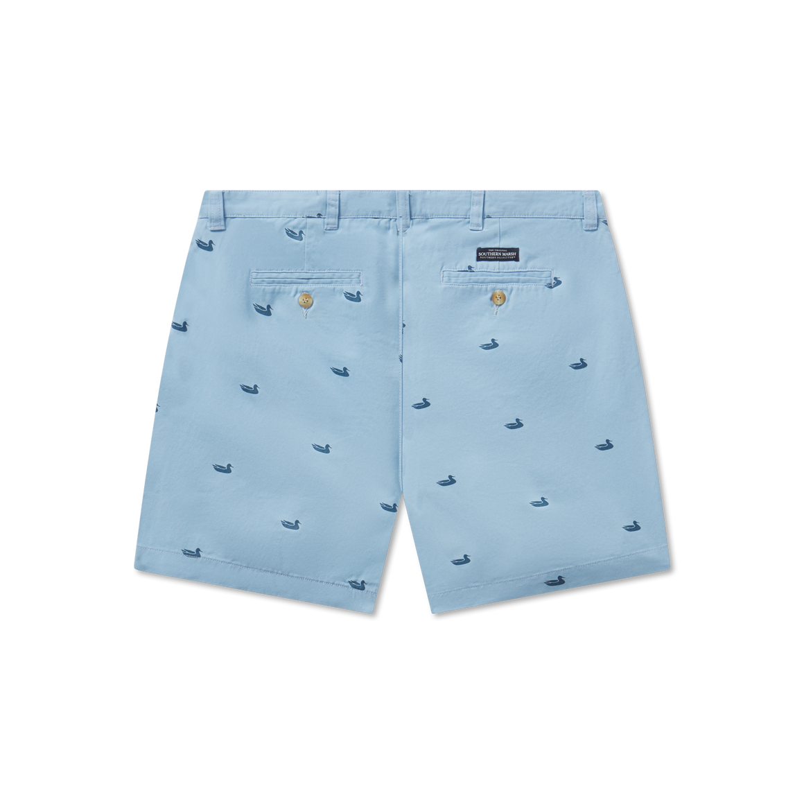 Light Blue with Printed Ducks | Back