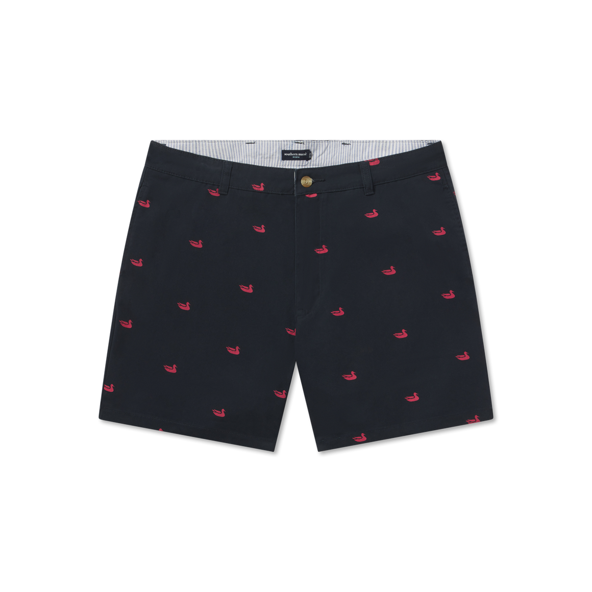 Colonial Navy with Printed Ducks