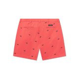 Coral with Printed Ducks | Back