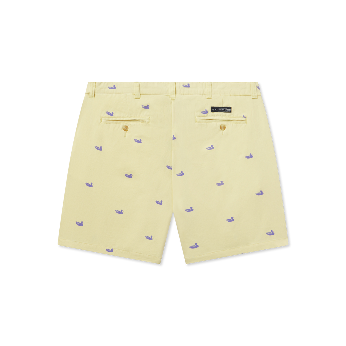 Yellow with Printed Ducks | Back