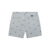 Seersucker Blue with Navy Duck | Back