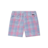 Lilac and Pink Seersucker Gingham | Back