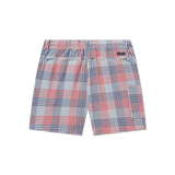 Navy and Red Seersucker Gingham    | Back