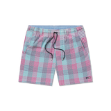 Navy and Teal Seersucker Gingham