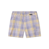 Purple and Yellow Seersucker Gingham | Back