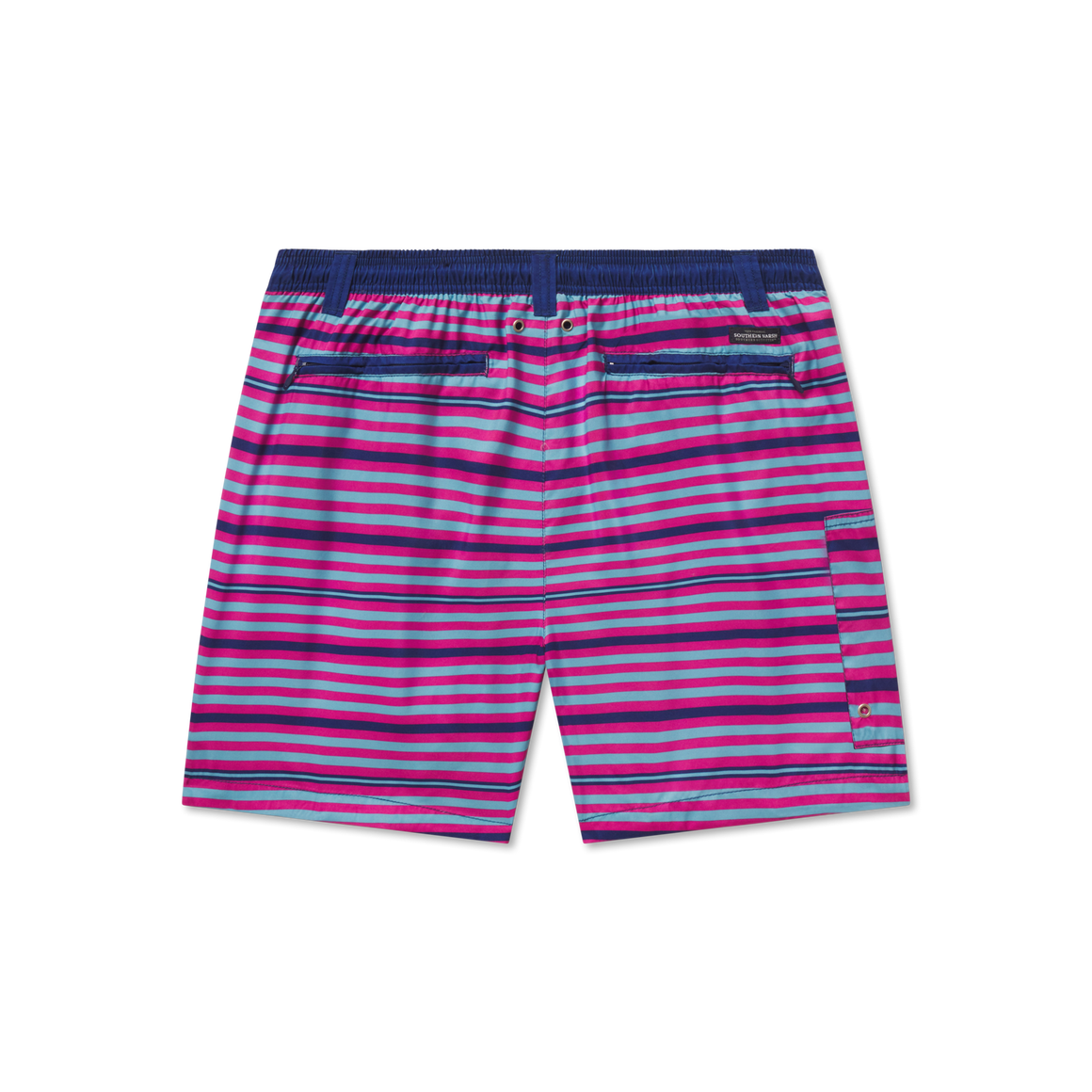 Navy and Teal Stripes |Back