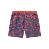 Navy and Red | Back