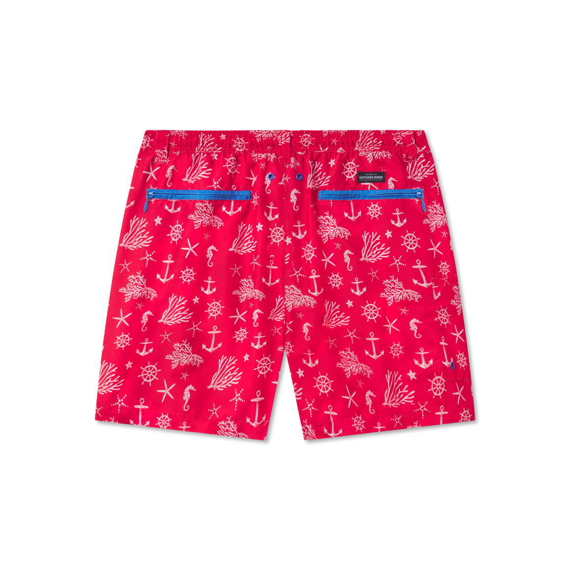 Red and White Anchor | Back