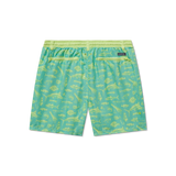 Bimini Green and Lime Fish Print | Back