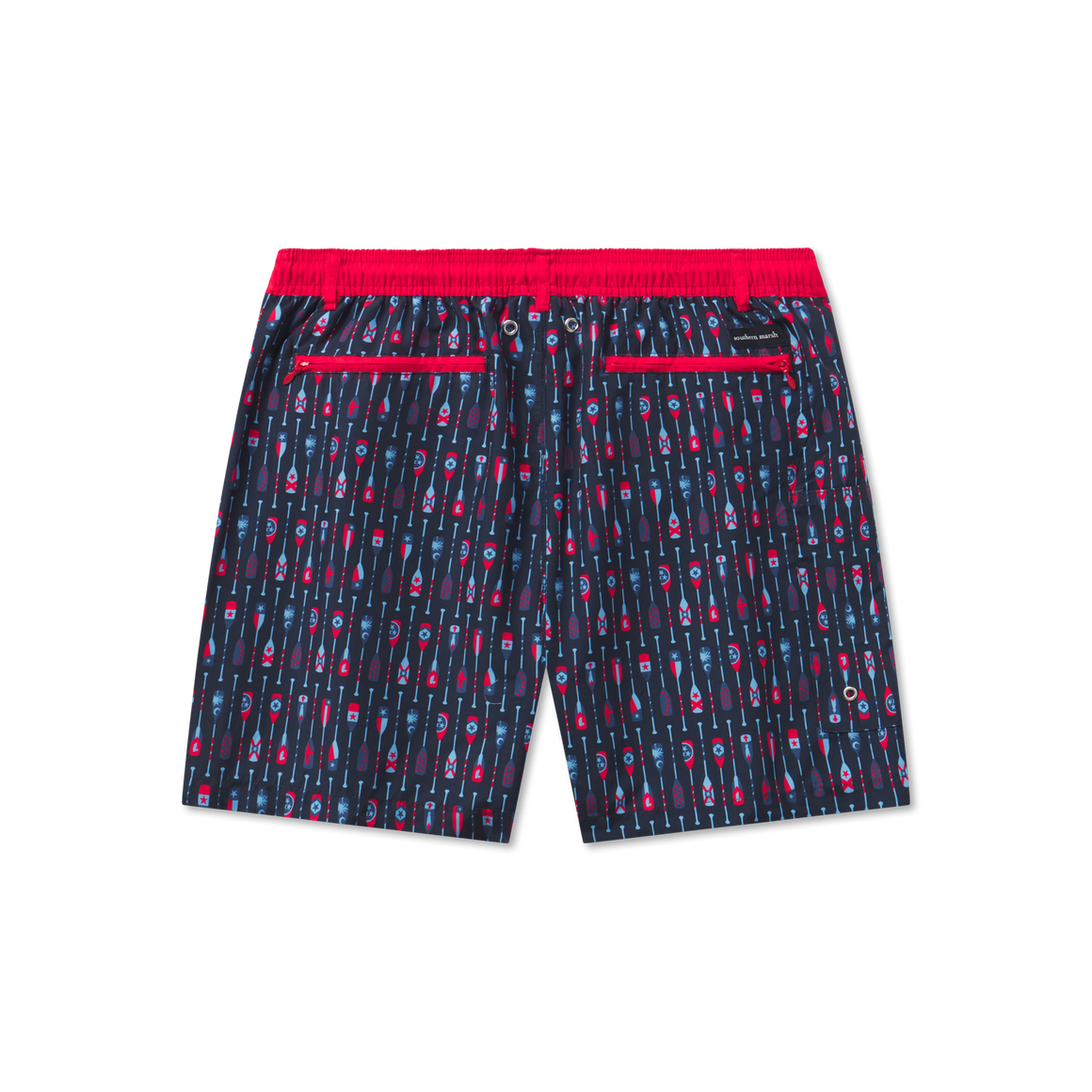 Navy and Red | Back