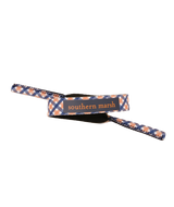 Gingham - Navy and Orange