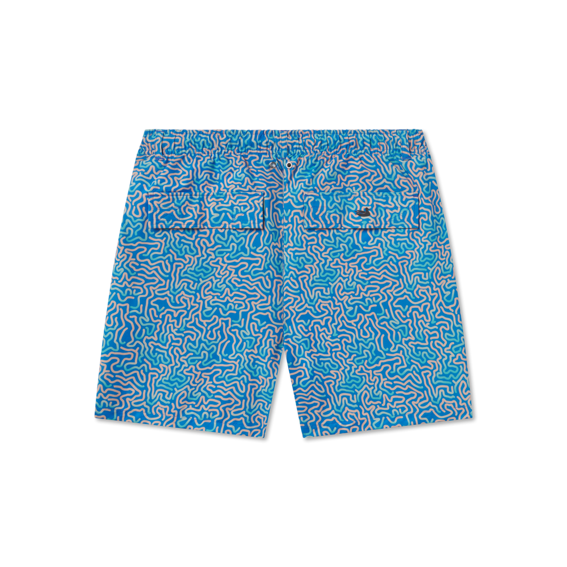Royal Blue and Peach | Back