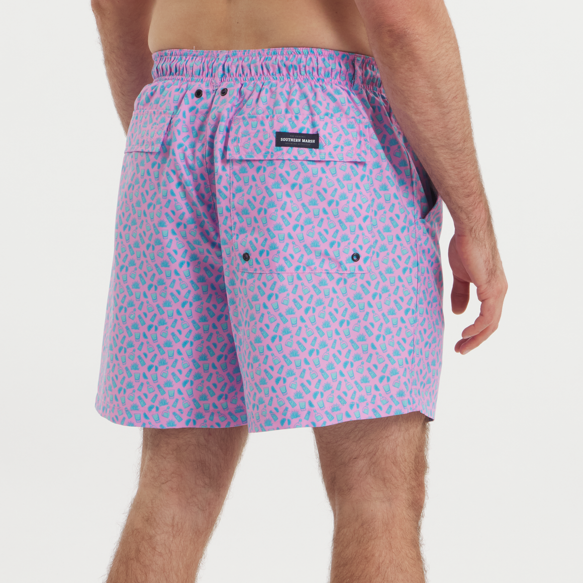 Pink & Blue Limes | ON MODEL BACK