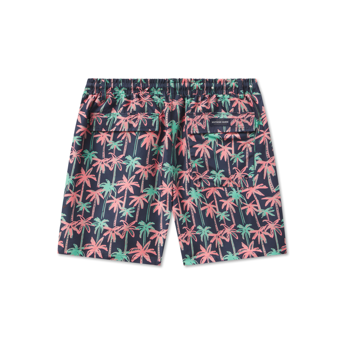 Navy Palms | Back