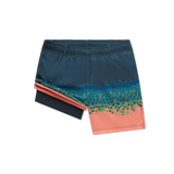 Teal and  Peach | Liner
