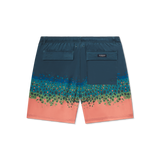 Teal and  Peach | Back