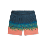 Teal and  Peach