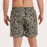 Dark  Olive Green Camo | On Model Back
