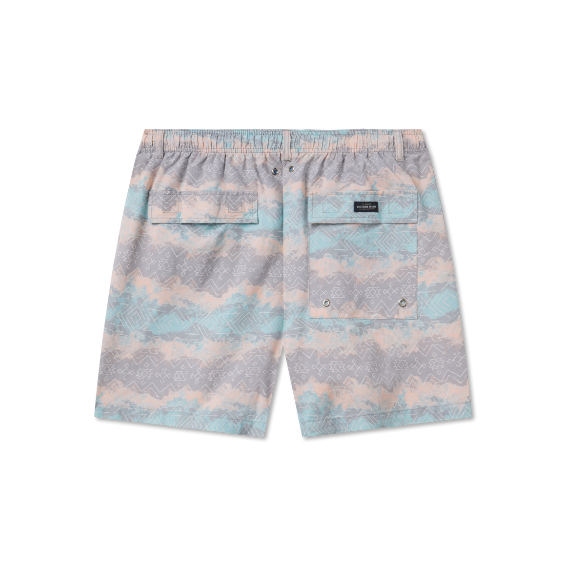 Burnt Taupe and Peach | Back