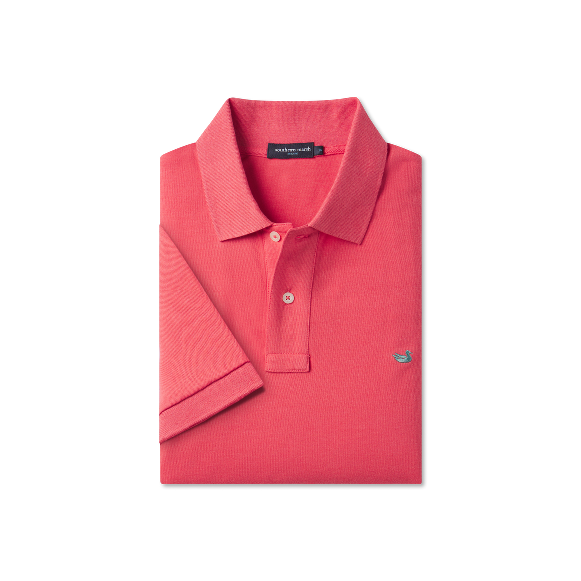 Washed Red with Sage Green Duck