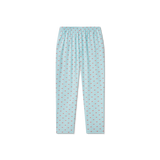 Antigua Blue with Coral Ducks |  Back