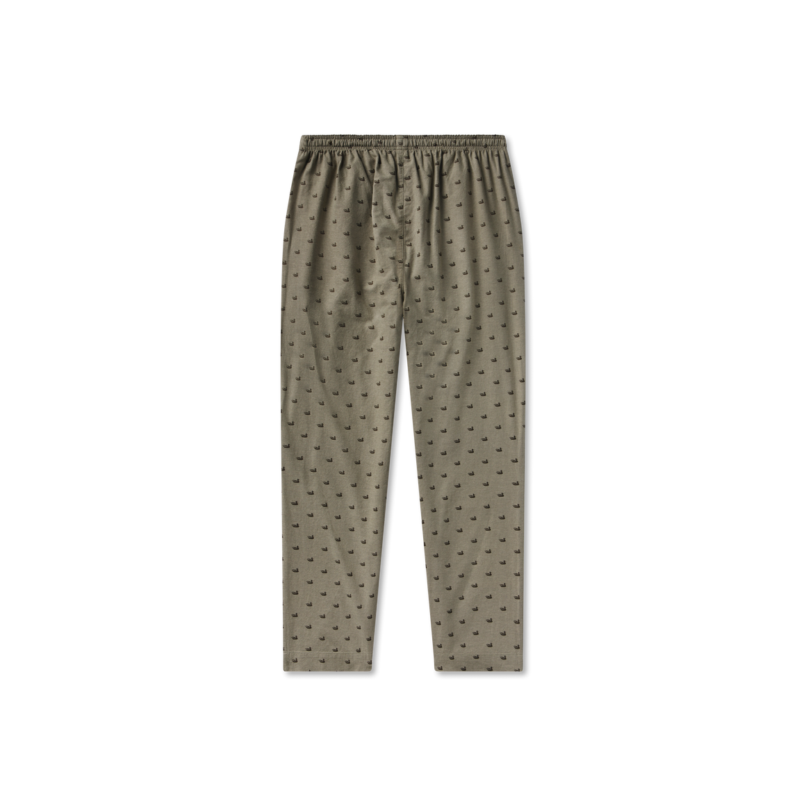 Dark Olive with Ducks | BACK