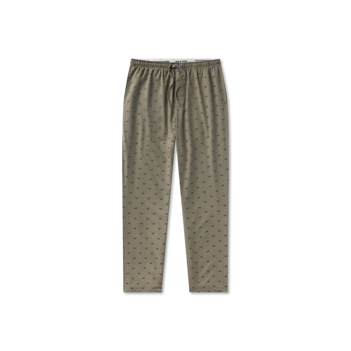 Dark Olive with Ducks