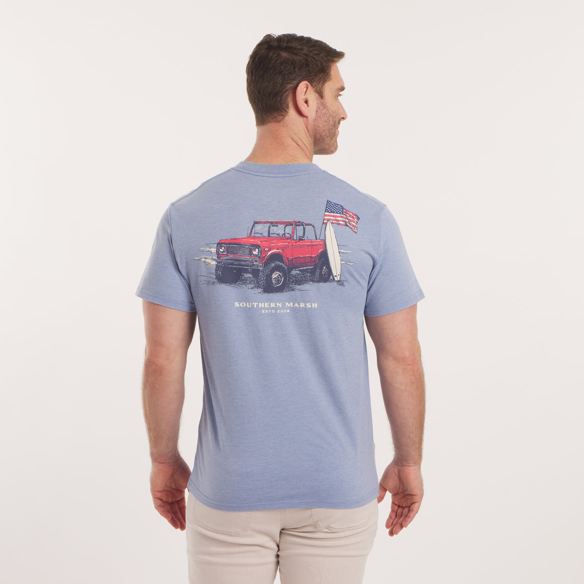 Washed Blue | On Model Back