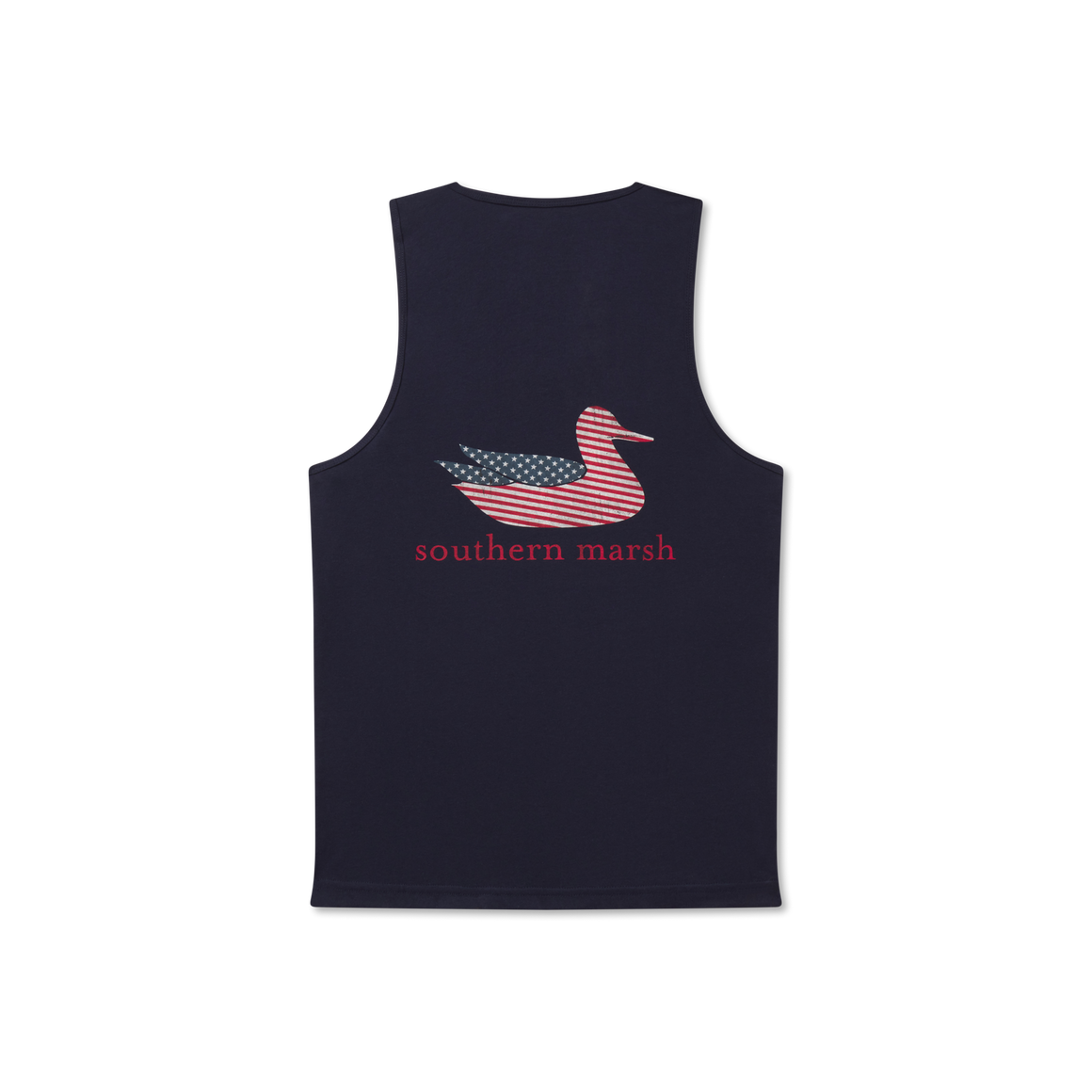Navy | Authentic Flag Tank Top | Back