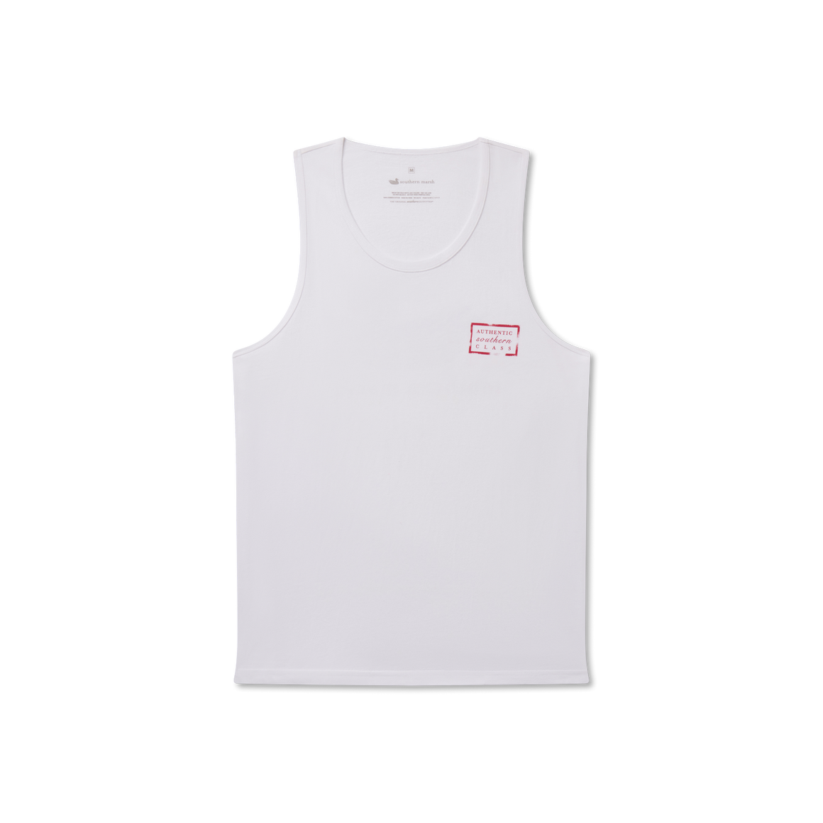 White | Authentic Flag Tank Top