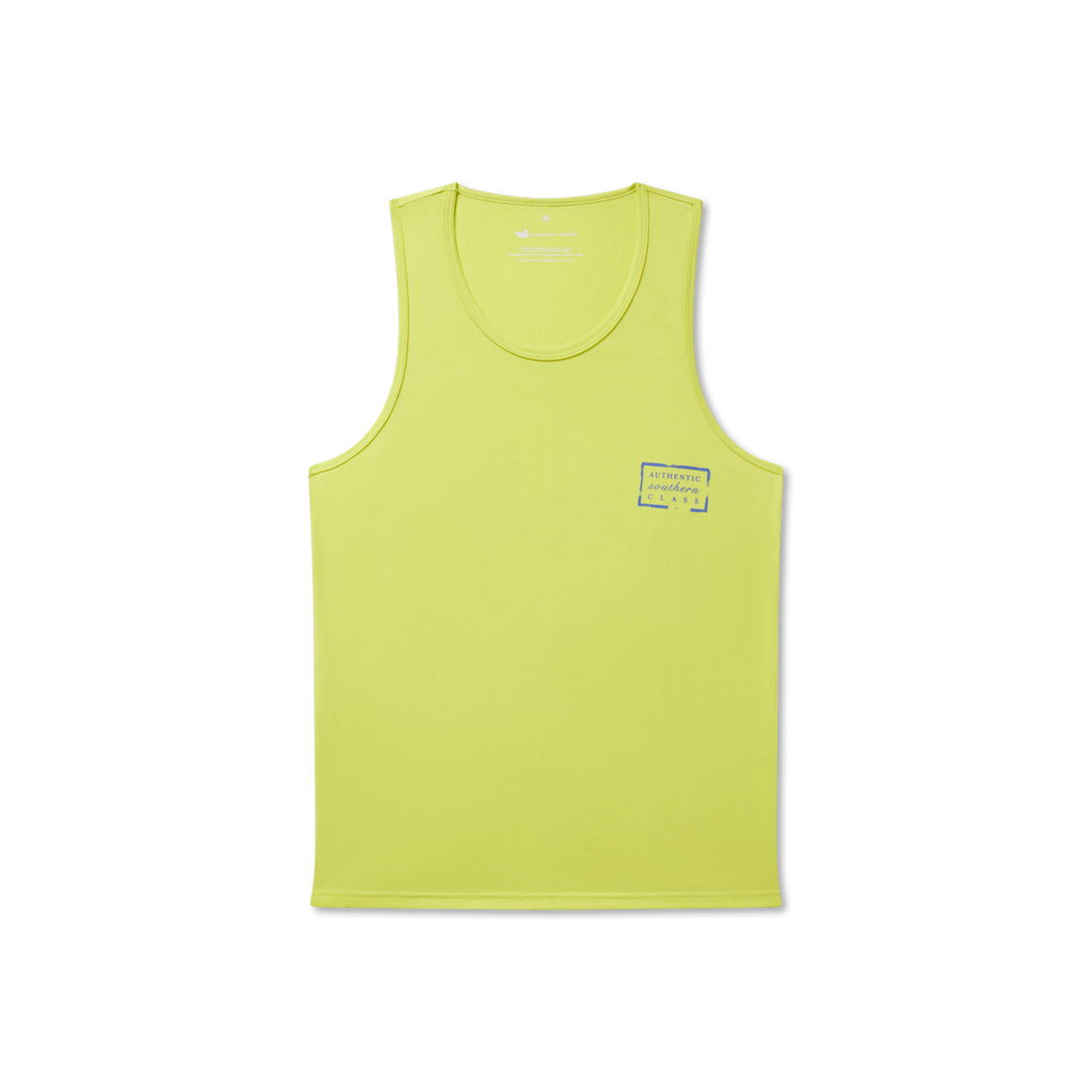 Electric Lime | Authentic Tank Top | Front