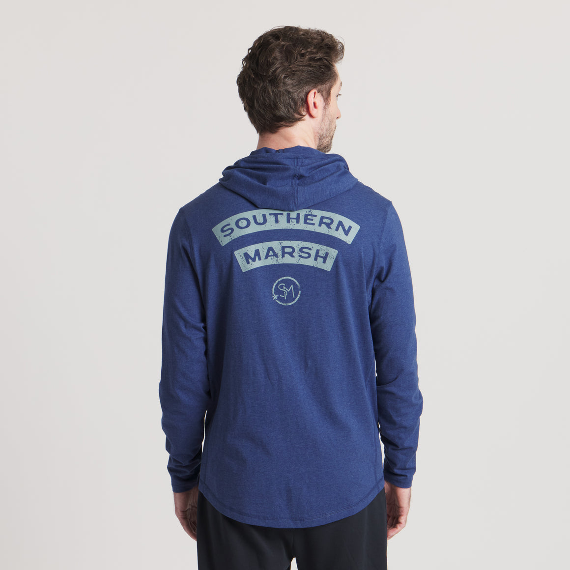 Washed Navy | On Model Back