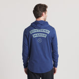 Washed Navy | On Model Back