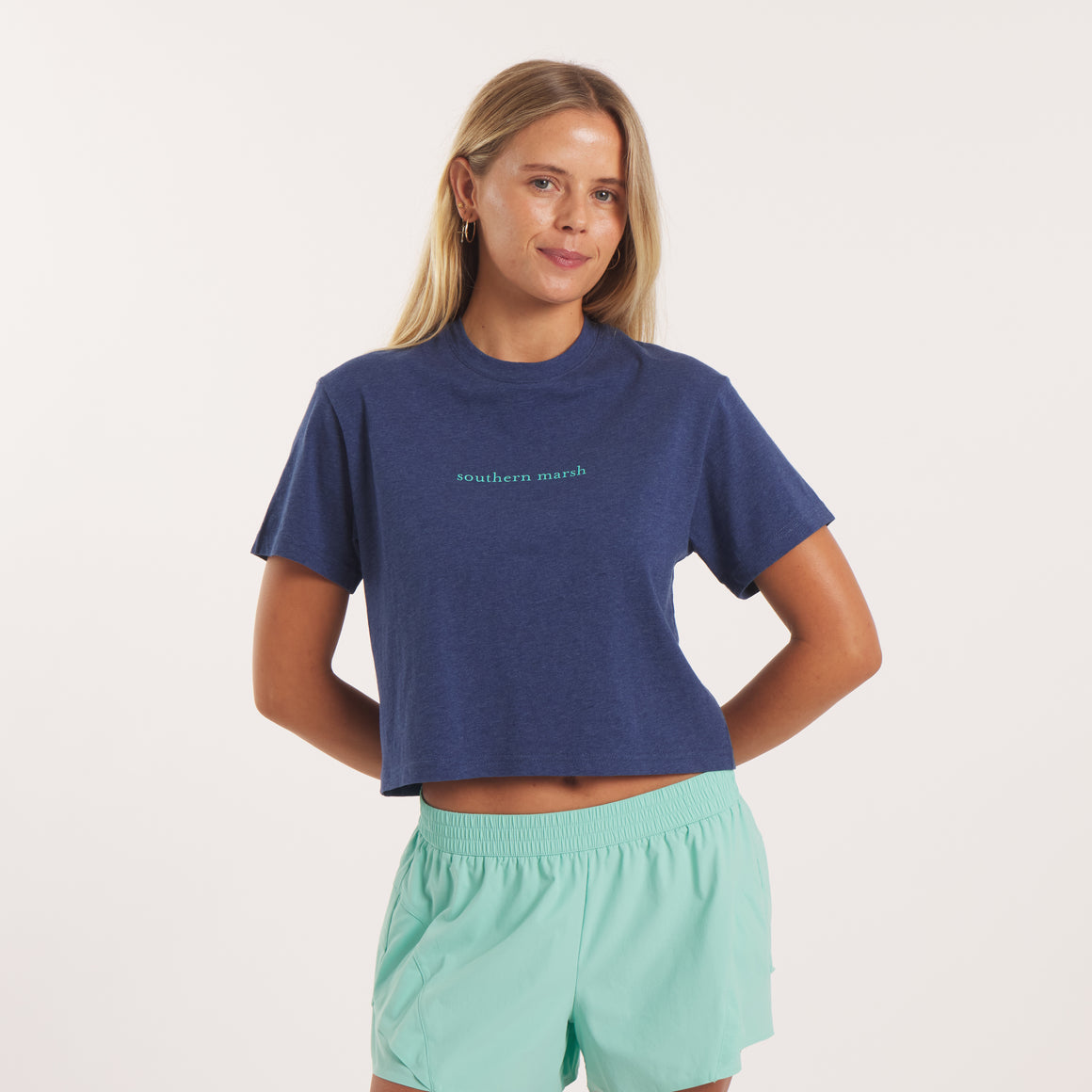Washed Navy | On Model Front