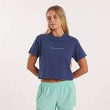 Washed Navy | On Model | Front