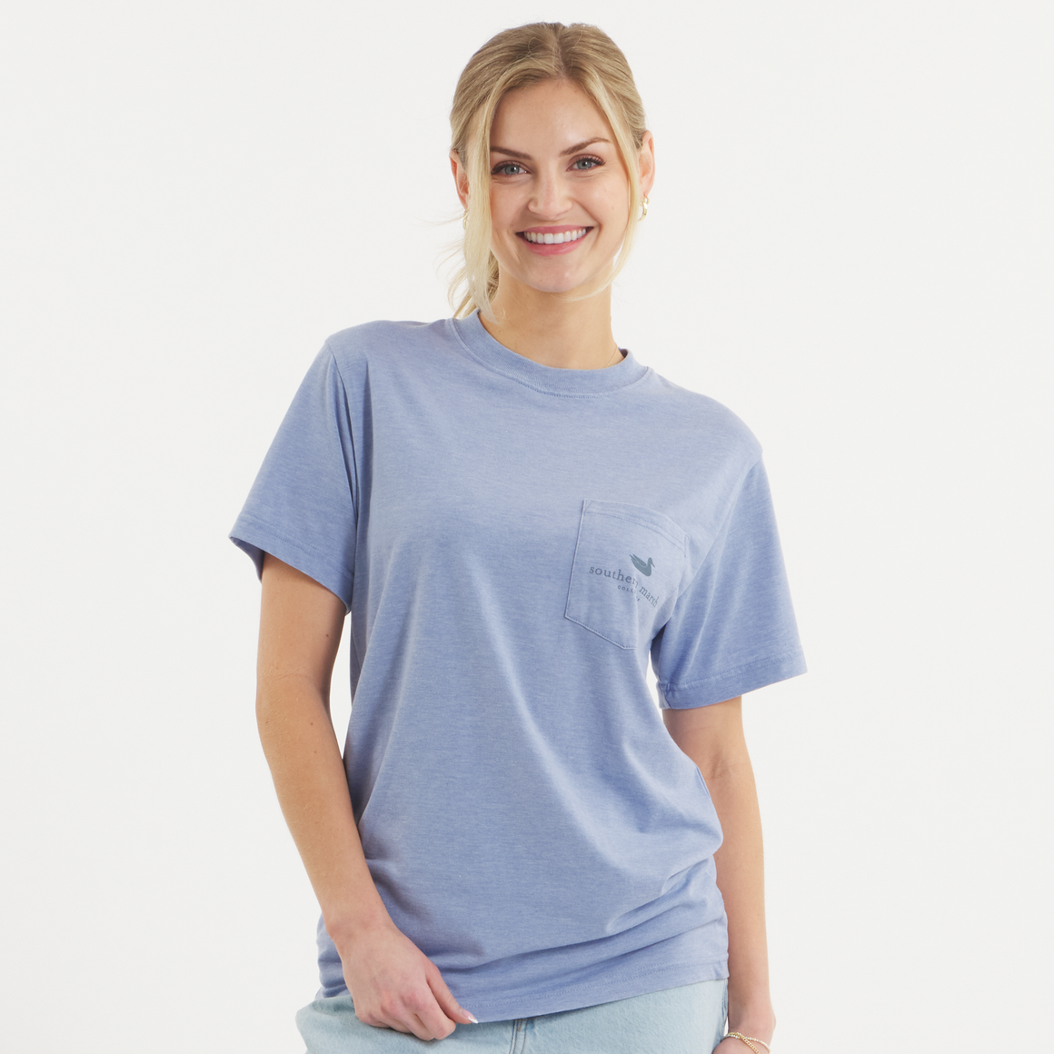 Washed Blue | ON MODEL FRONT