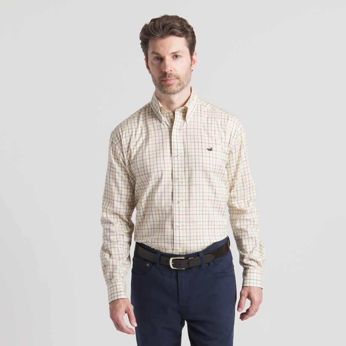 Oatmeal & Stone Brown | On Model | Front