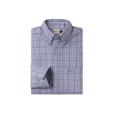 Lilac and Blue Washed Gingham