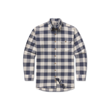 White & Slate Flannel | Front
