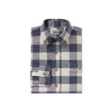 White & Slate Flannel