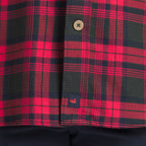Navy & Red  Plaid | On Model | Details