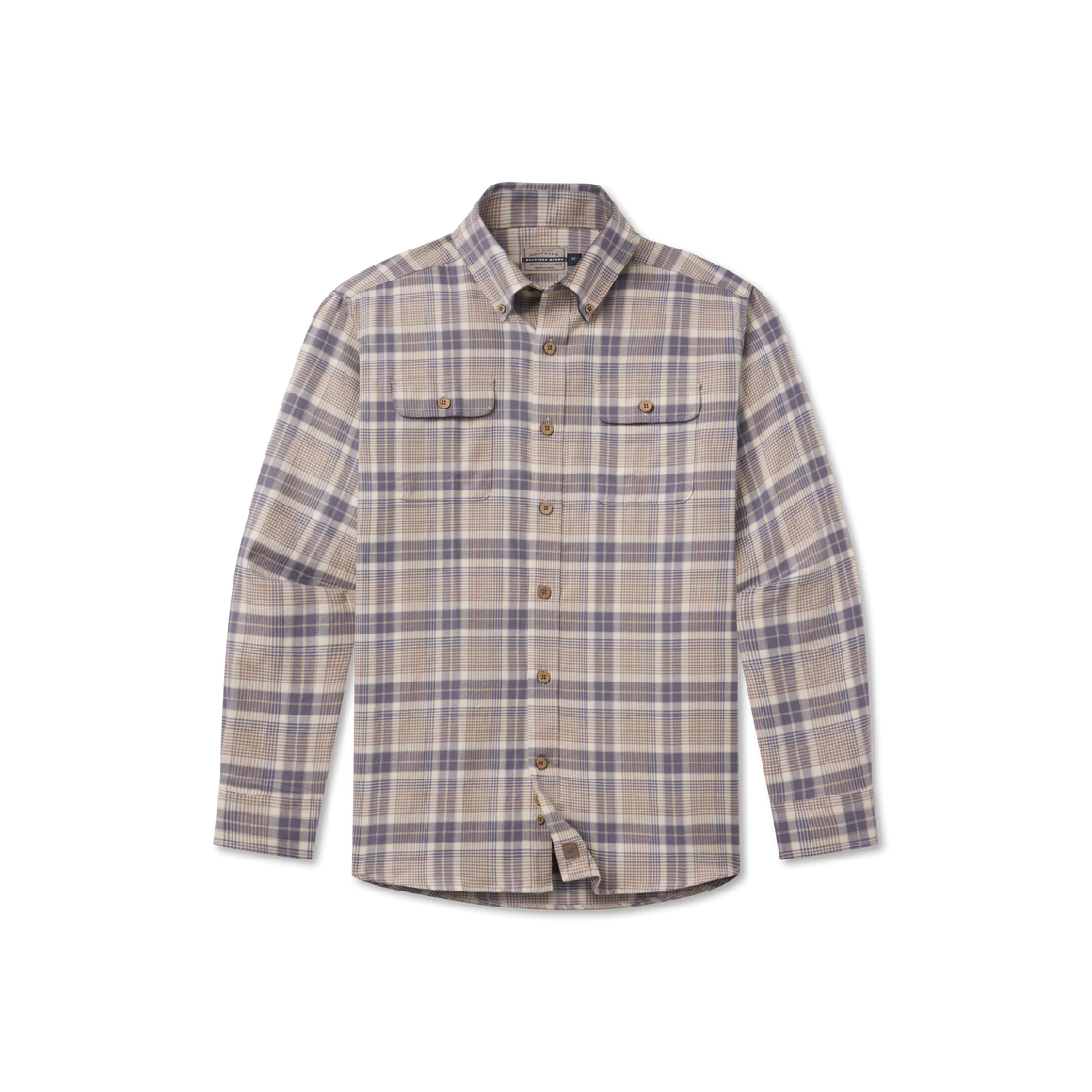 Oatmeal & Blue Plaid | Front